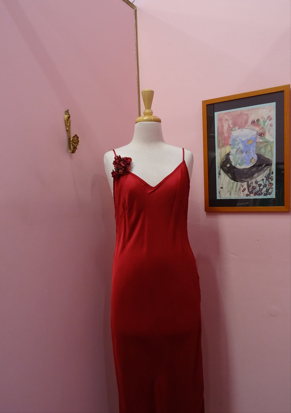 Silk slip dress