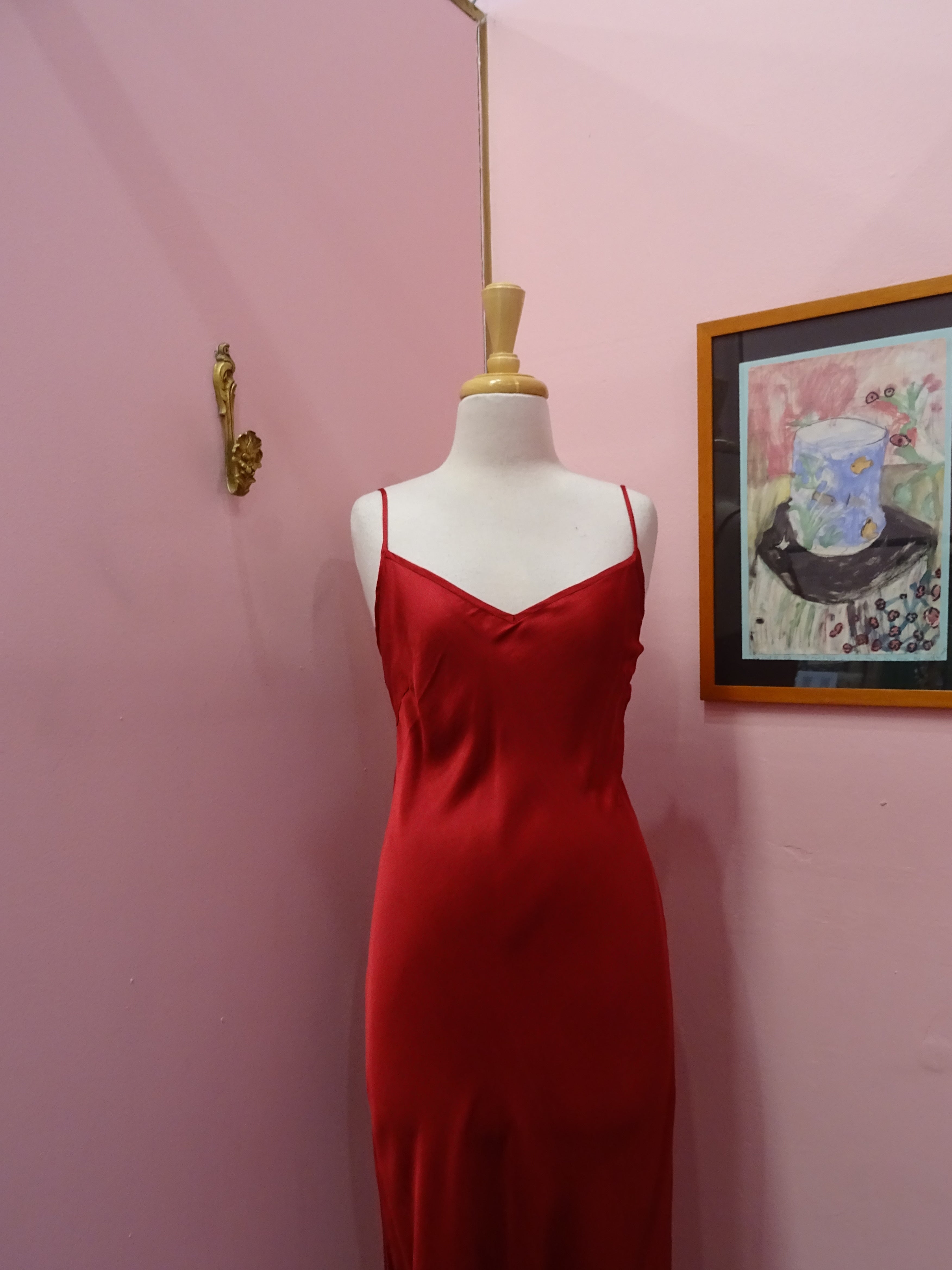 Silk slip dress