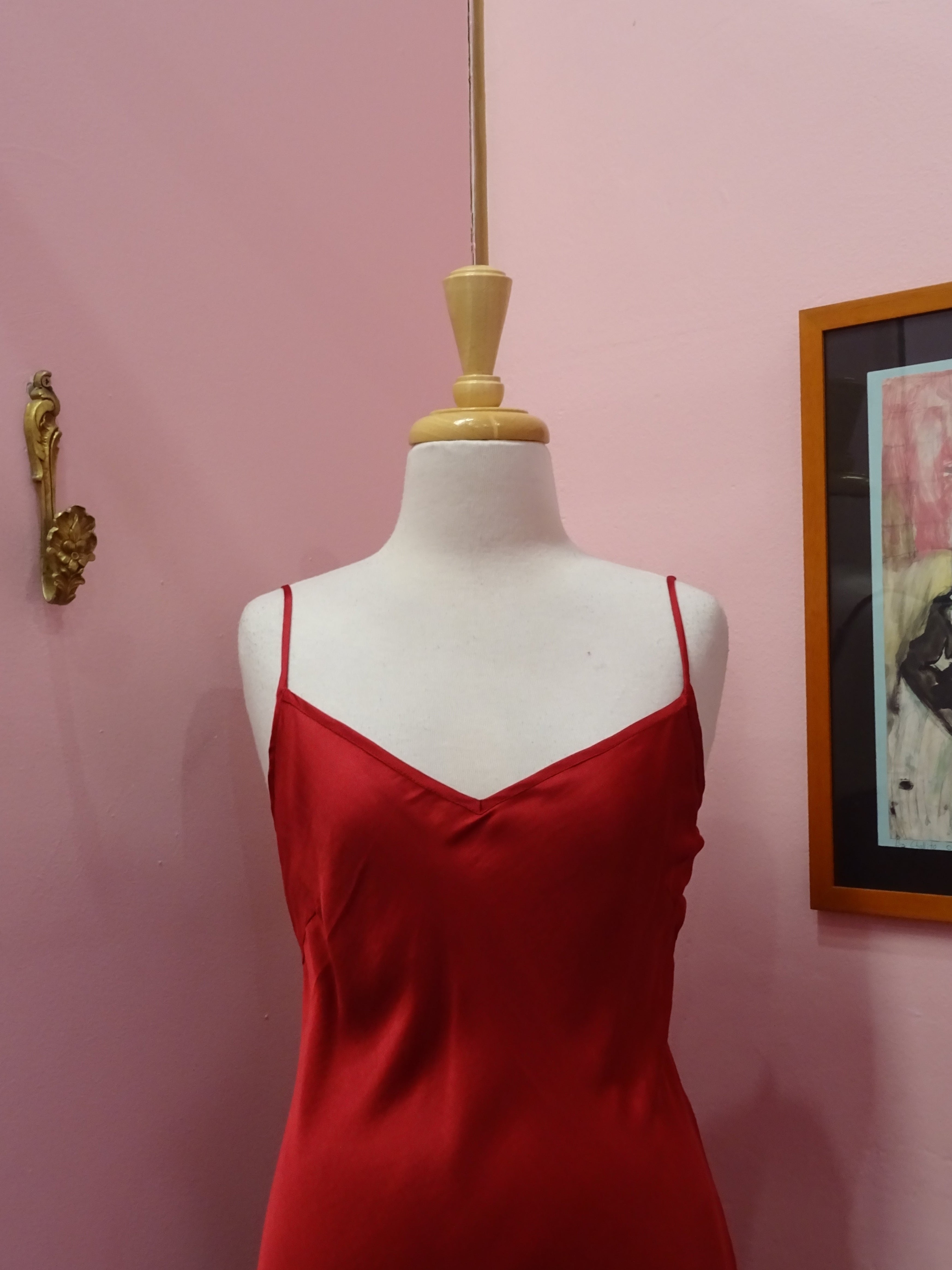 Silk slip dress