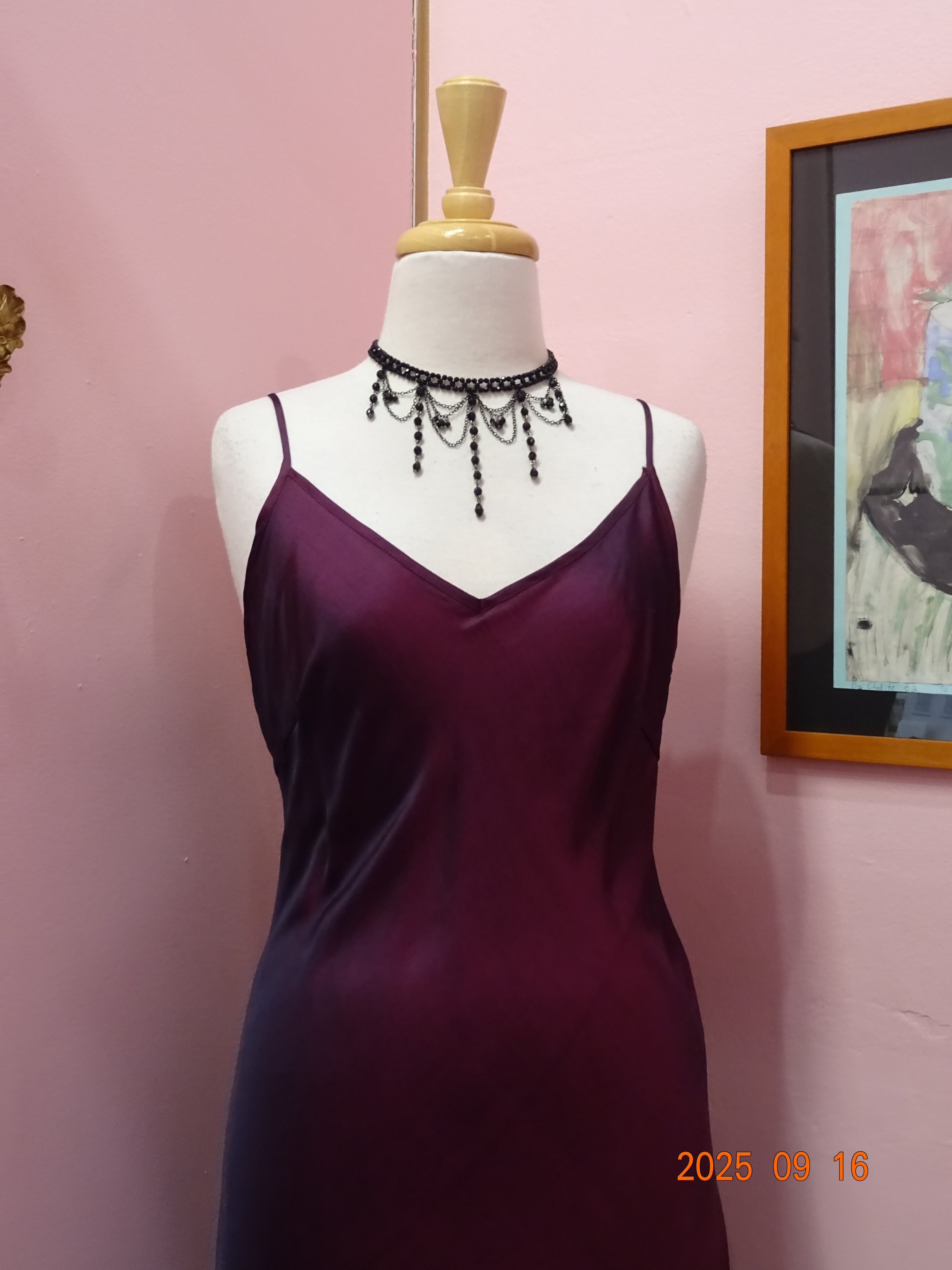 Silk slip dress
