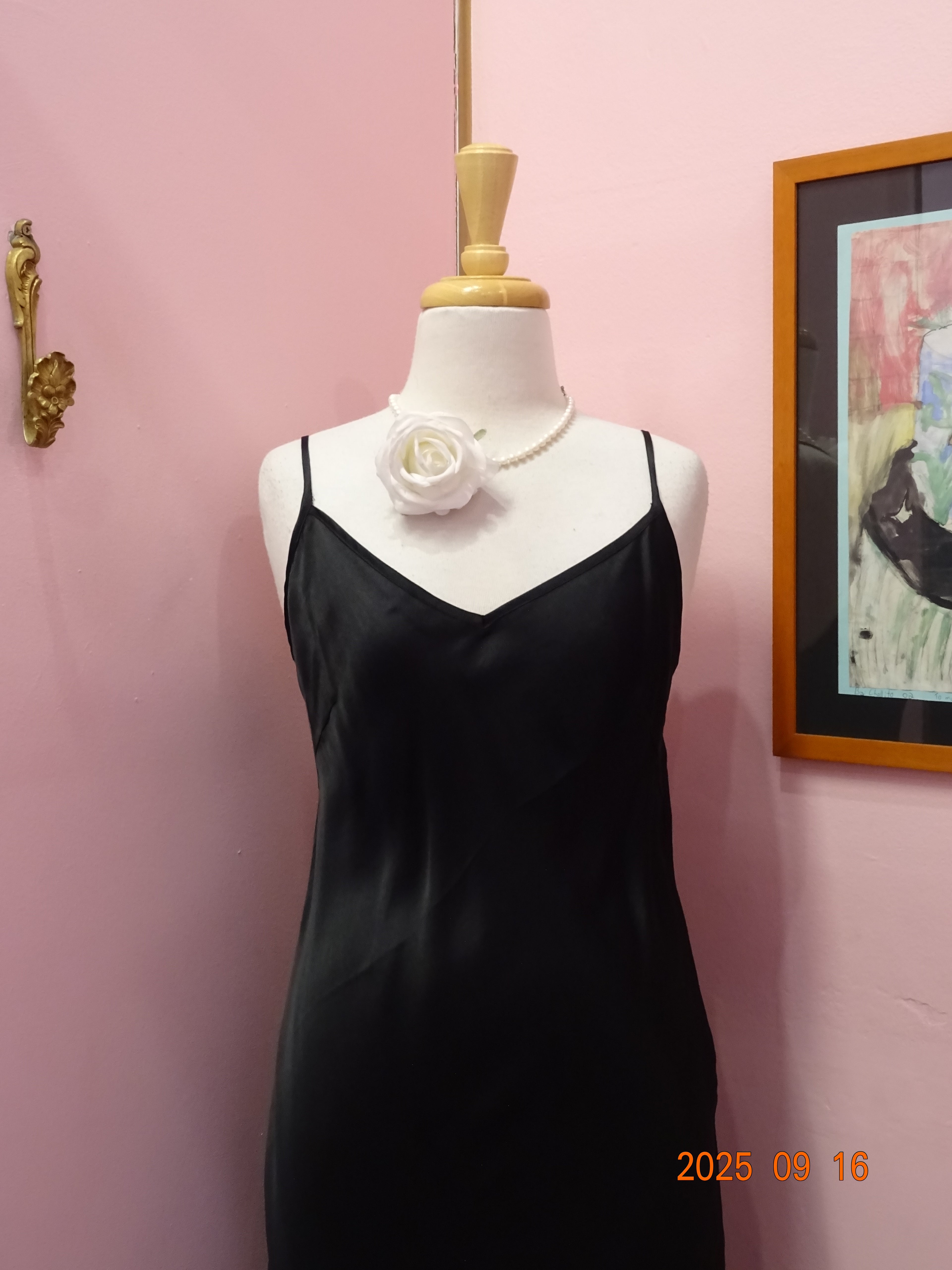 Silk slip dress