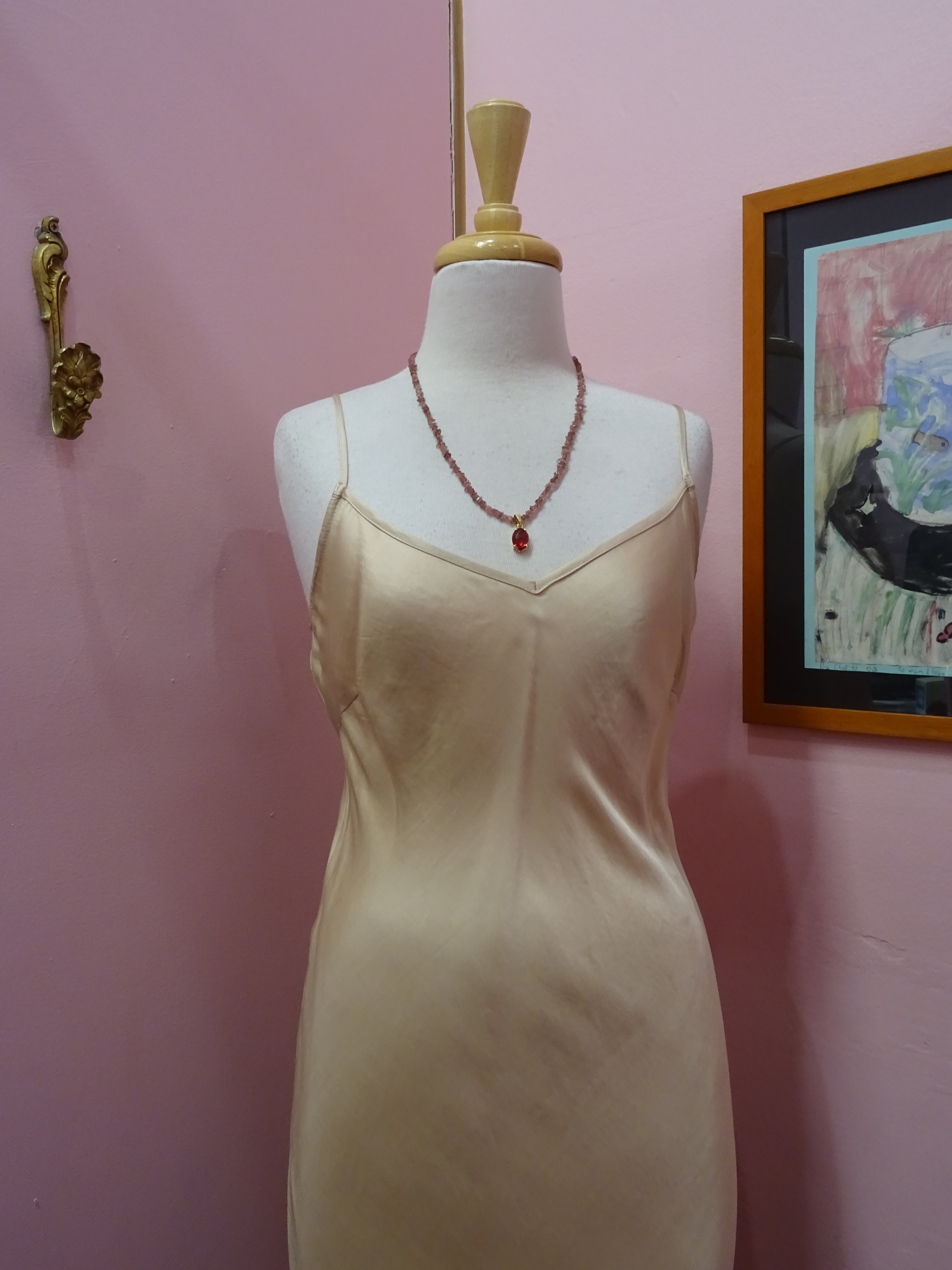 Silk slip dress