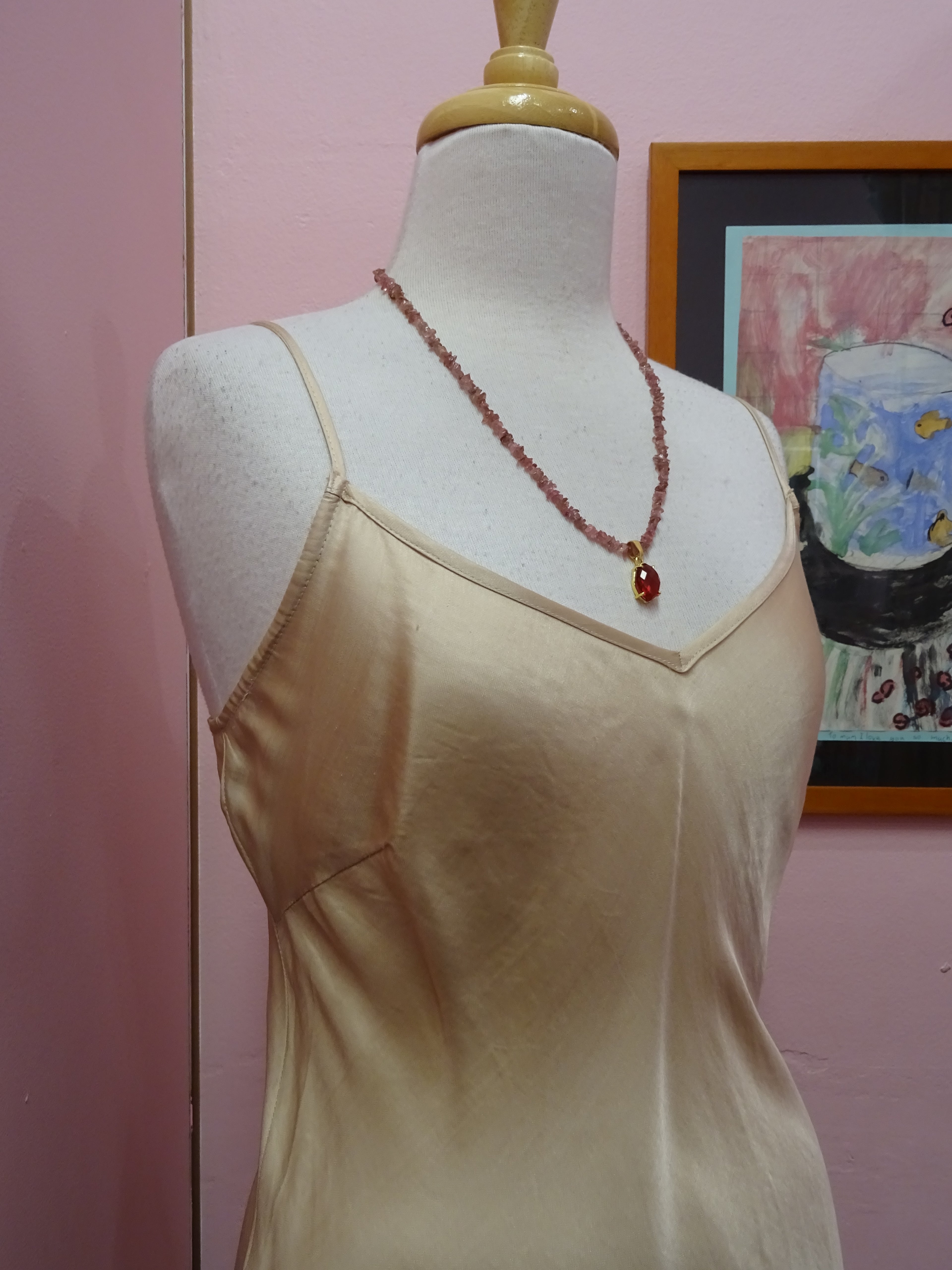 Silk slip dress