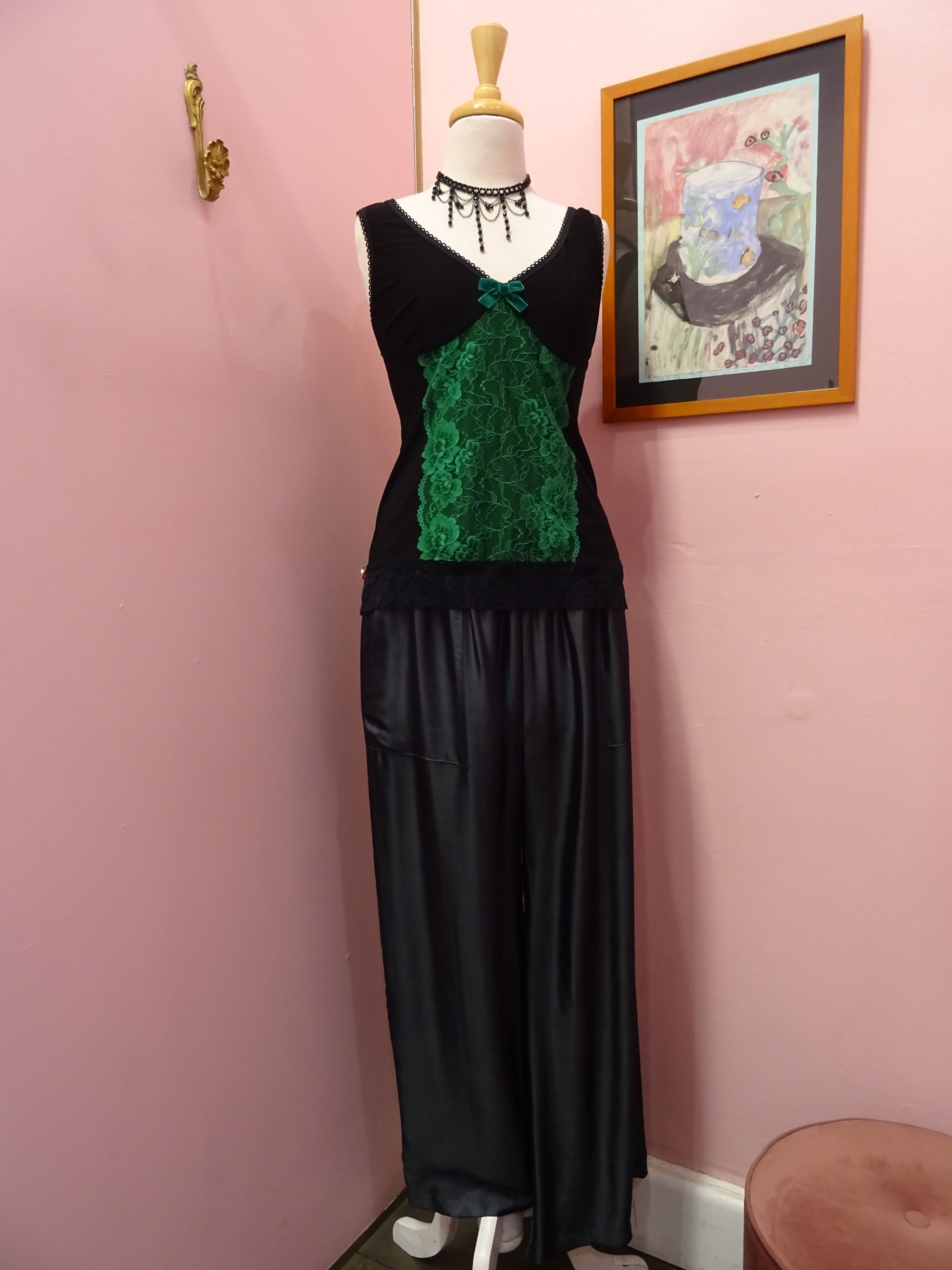 Silk pants