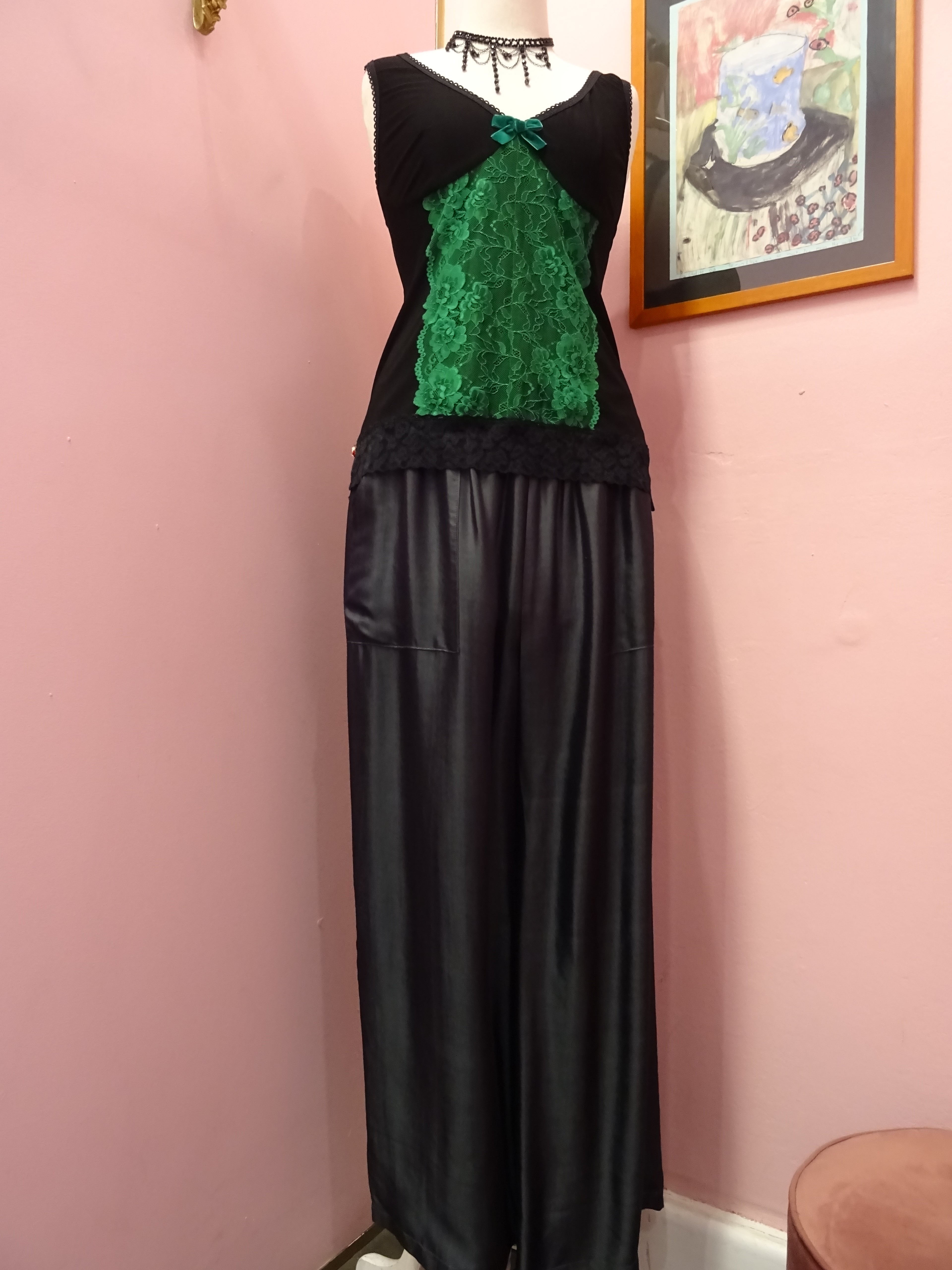 Silk pants