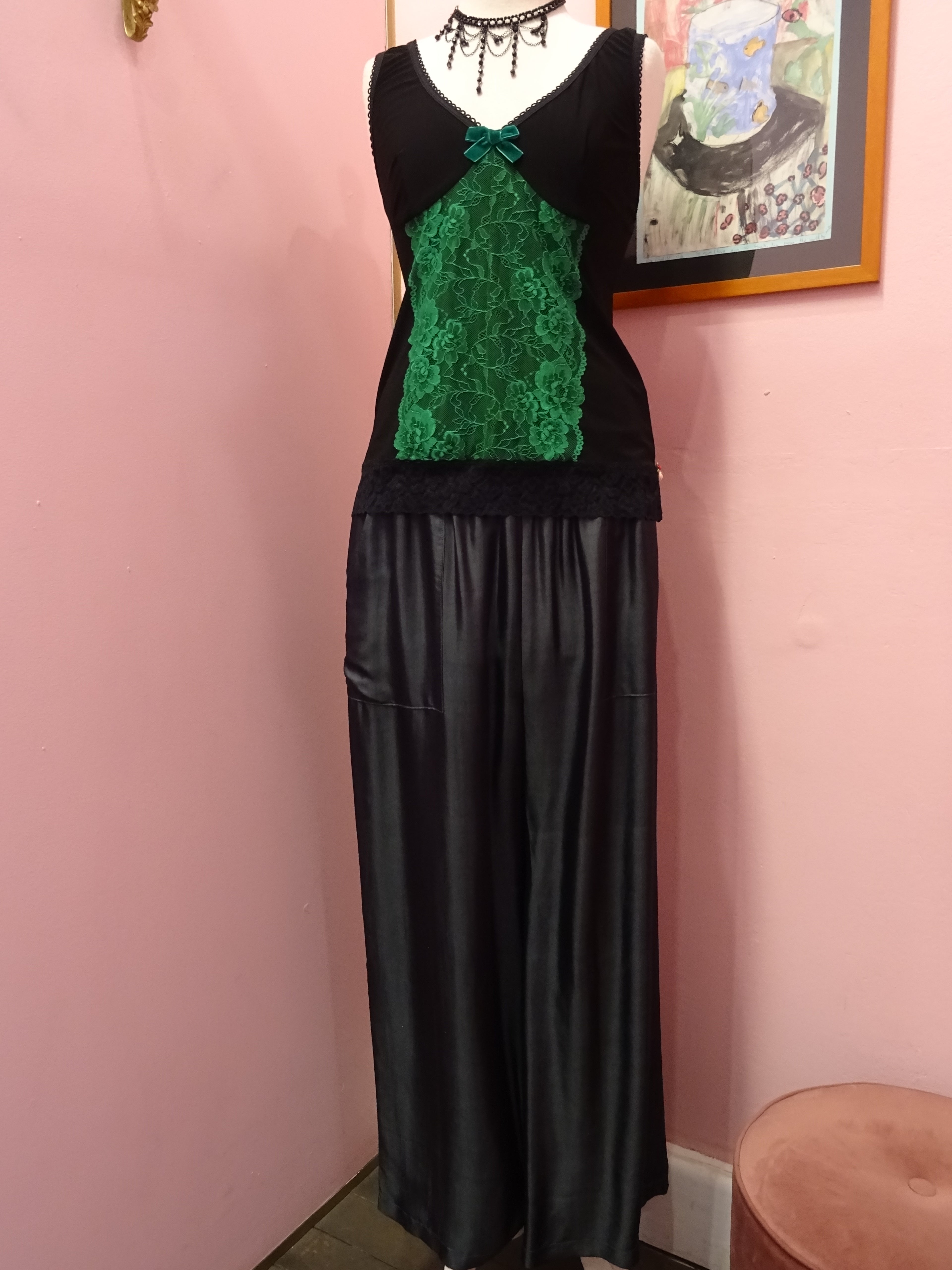Silk pants
