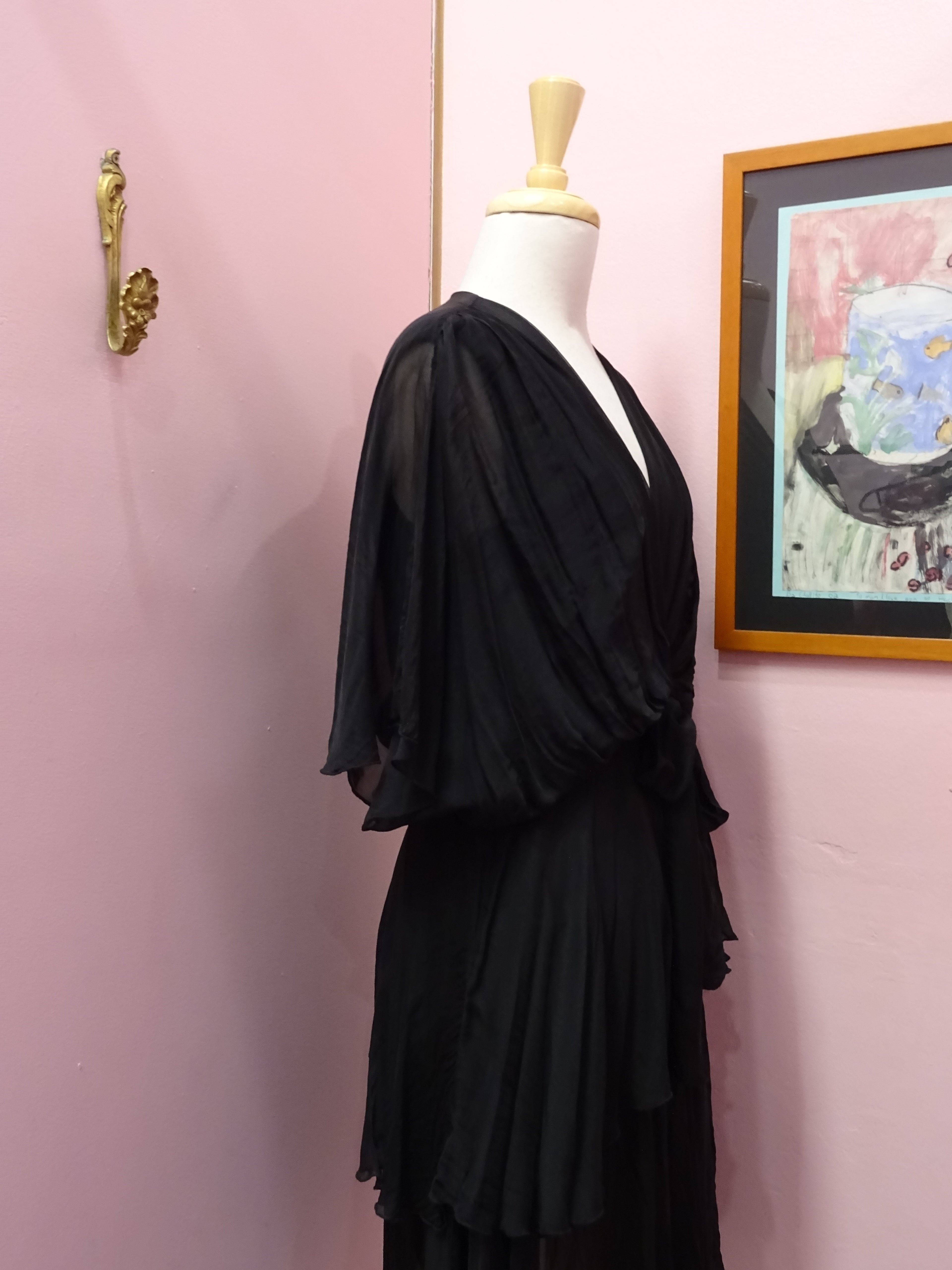 Black Wrap Dress