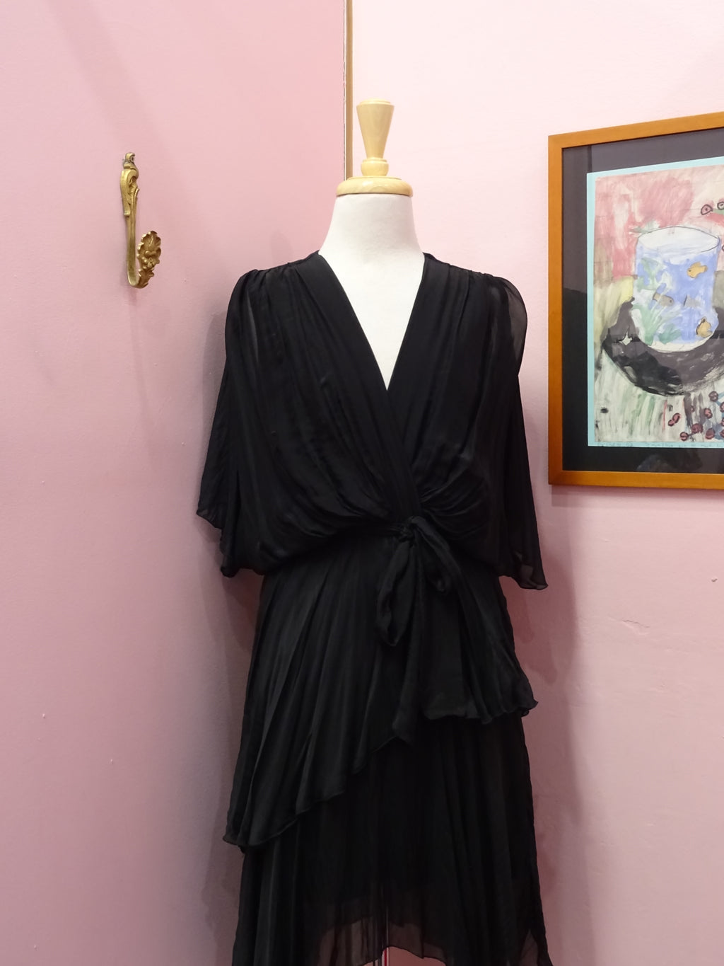 Black Wrap Dress
