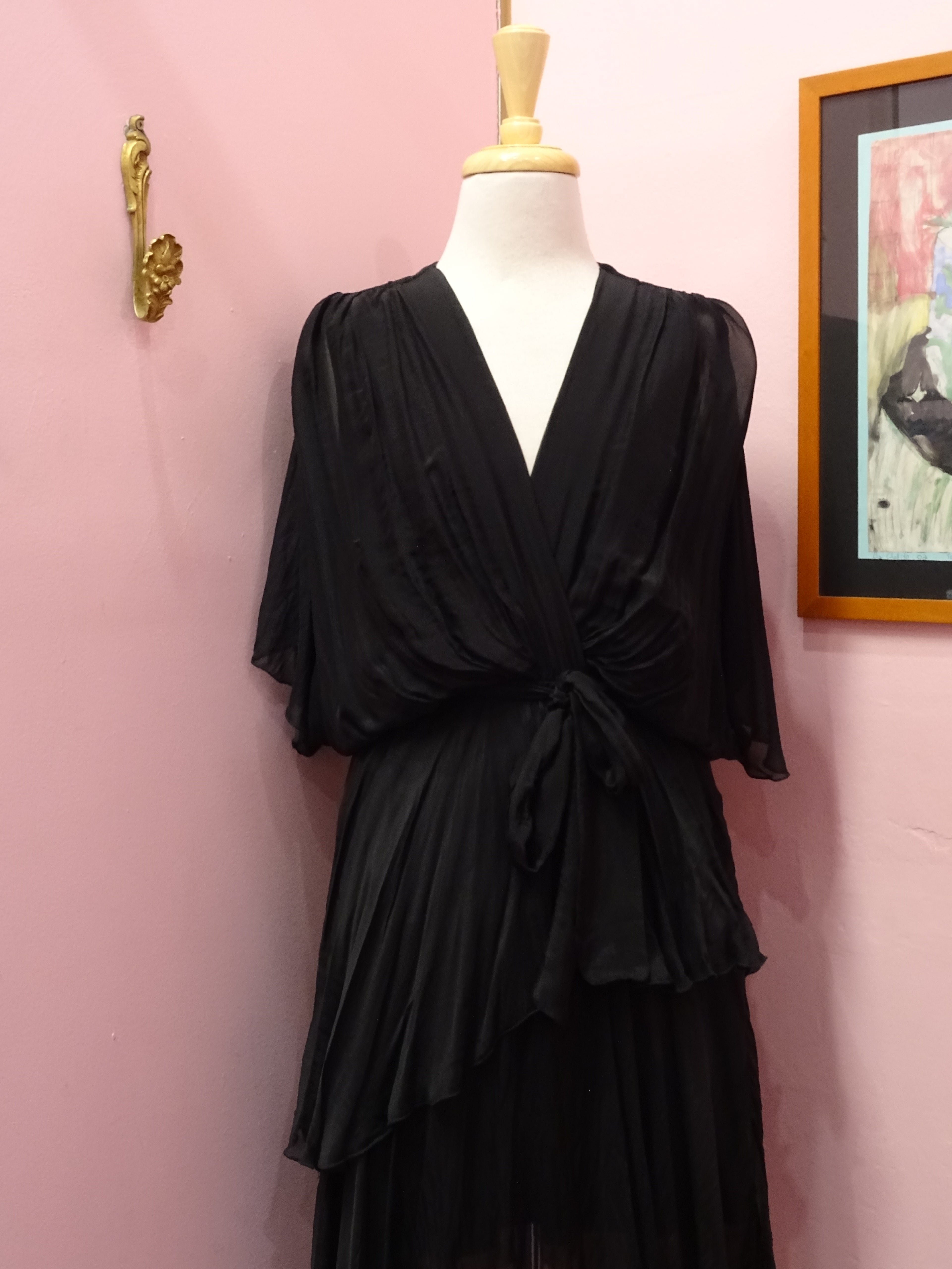 Black Wrap Dress