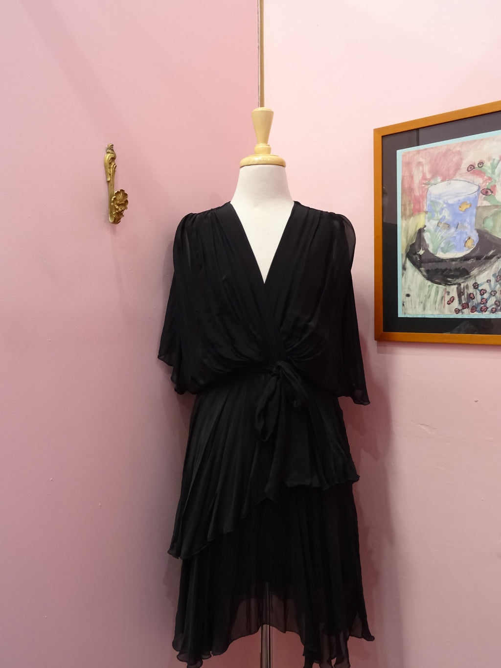 Black Wrap Dress