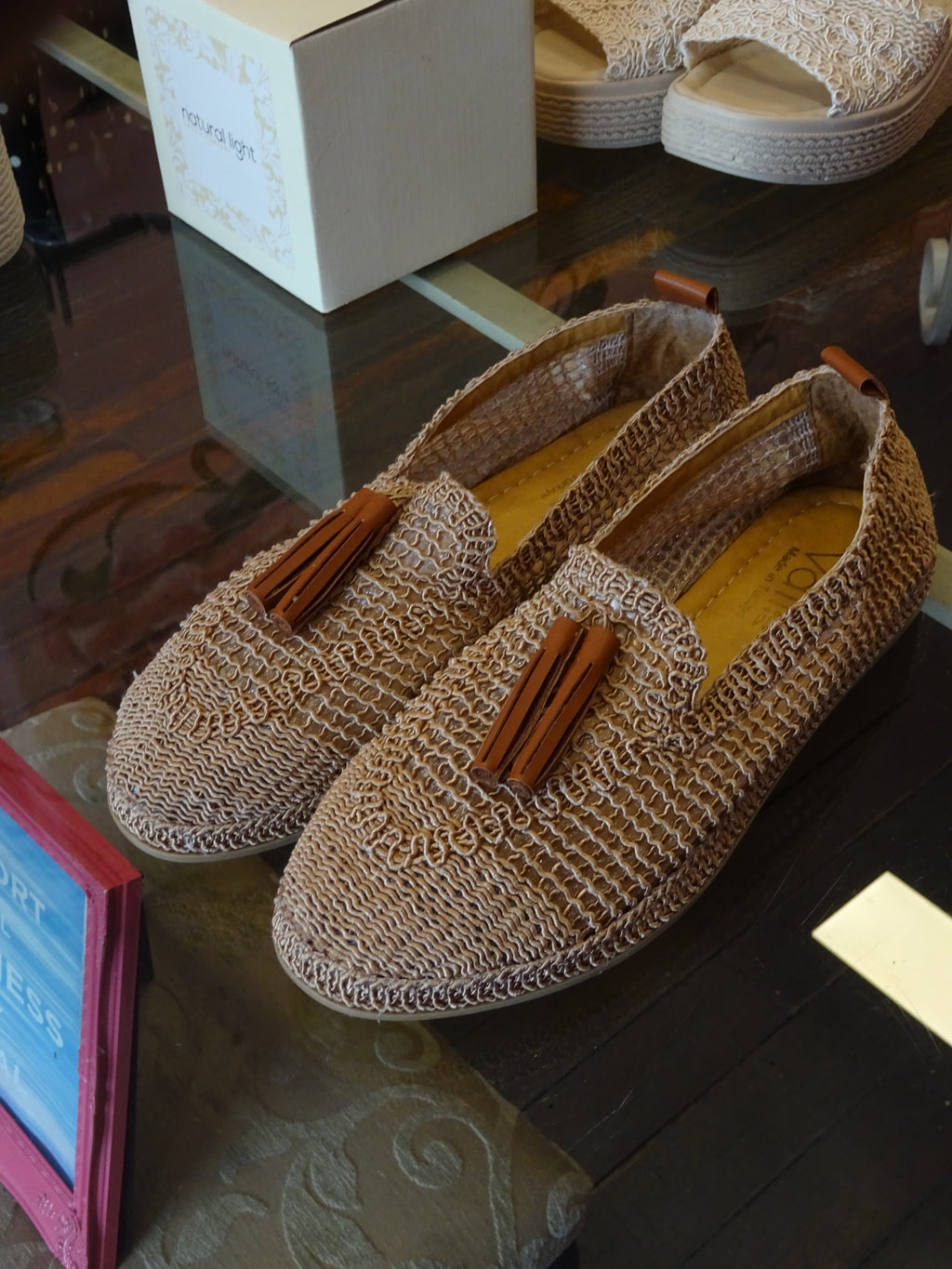 Hand-woven shoes made in Turkey
