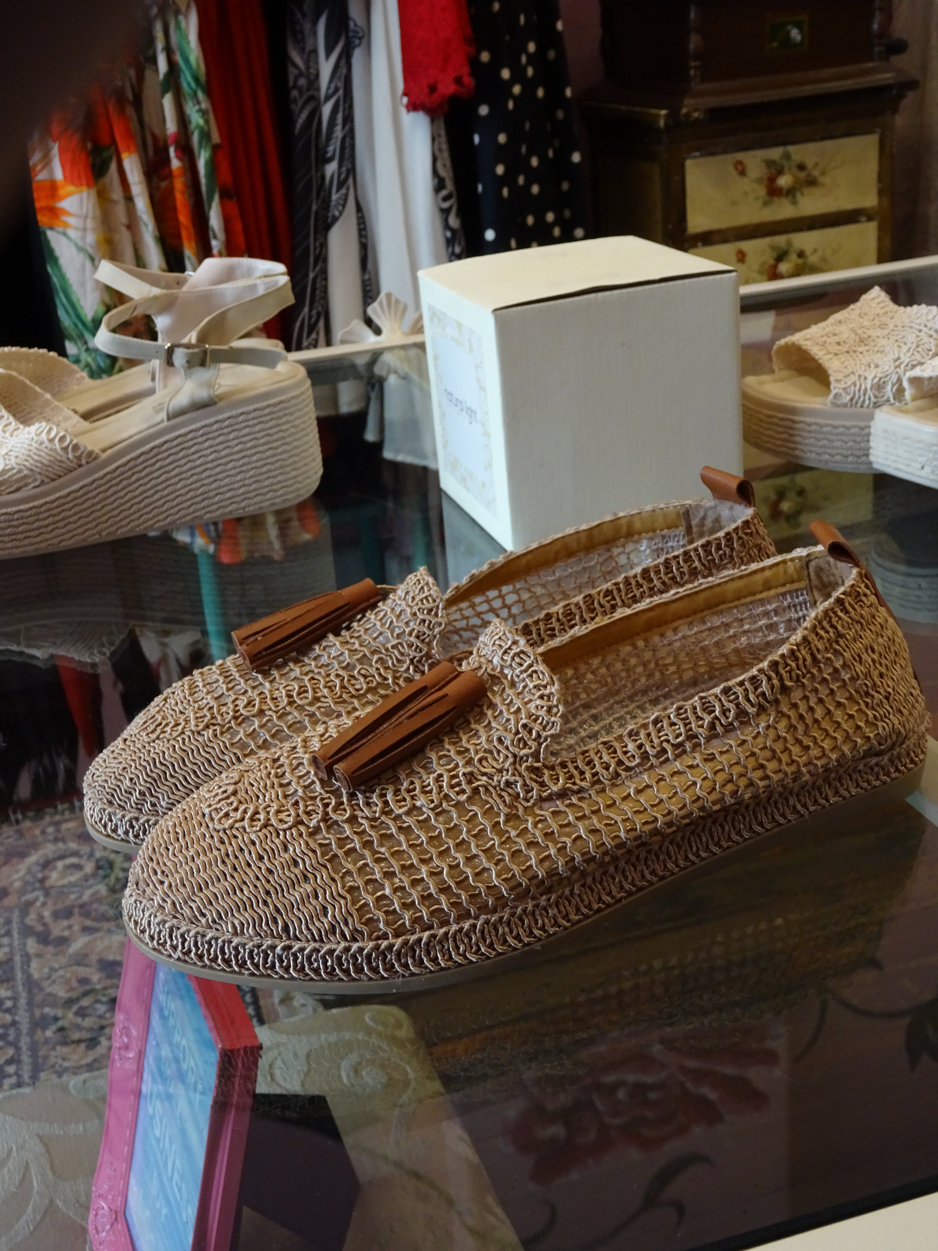 Hand-woven shoes made in Turkey