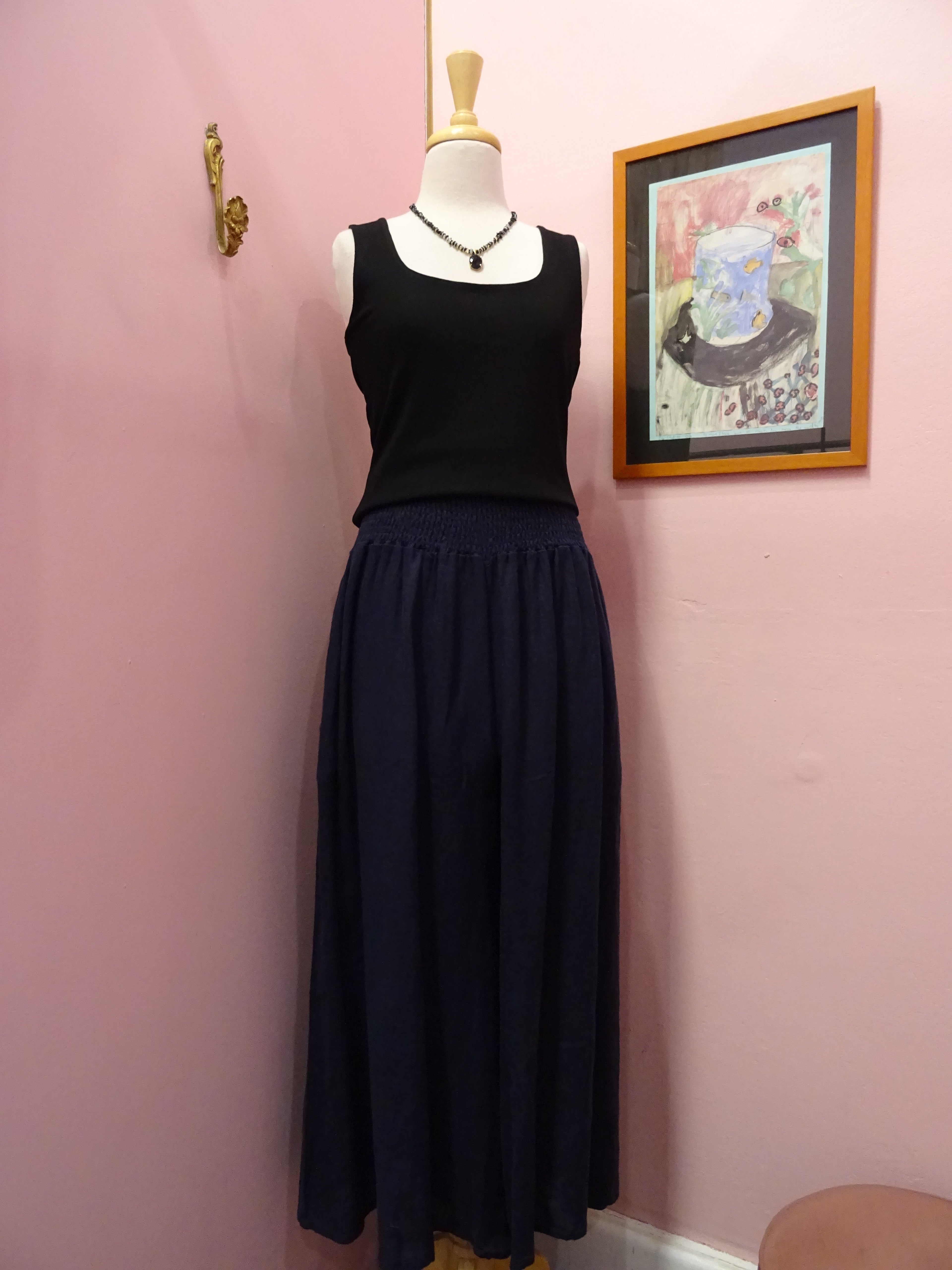Stretch Wide-Leg Pants